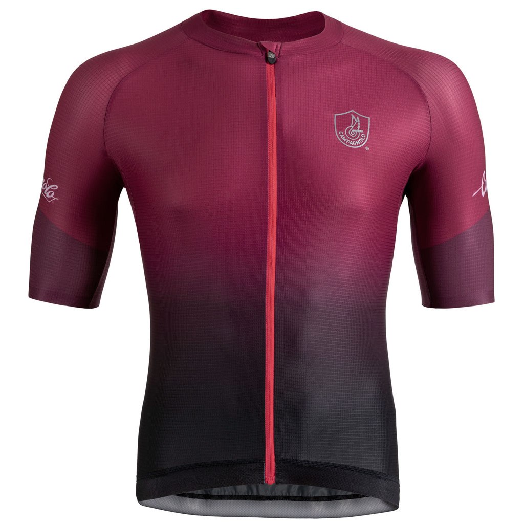 Campagnolo Men’s Short-Sleeve Jersey “Platino Carbon” – Pink Jersey