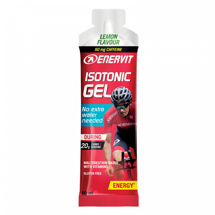 Enervit Sport Isotonic Gel 60g (Lemon w/ Caffeine) – Pink Jersey